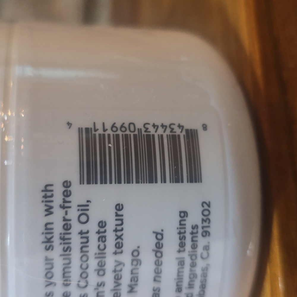 FULL SIZE SUZANNE ORGANICS SOMERS BODY BUTTER - COCO MANGO - NEVER OPENED - Picture 6 of 9